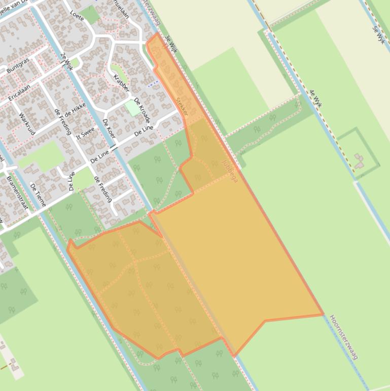 Kaart van postcodegebied 8411TS.