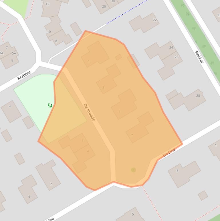 Kaart van postcodegebied 8411TT.