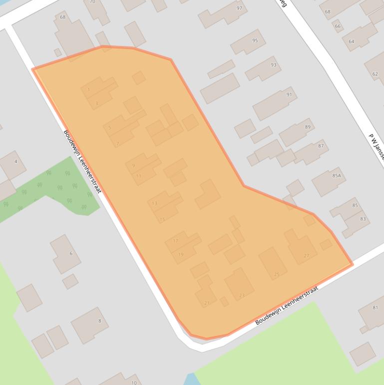 Kaart van postcodegebied 8411VB.