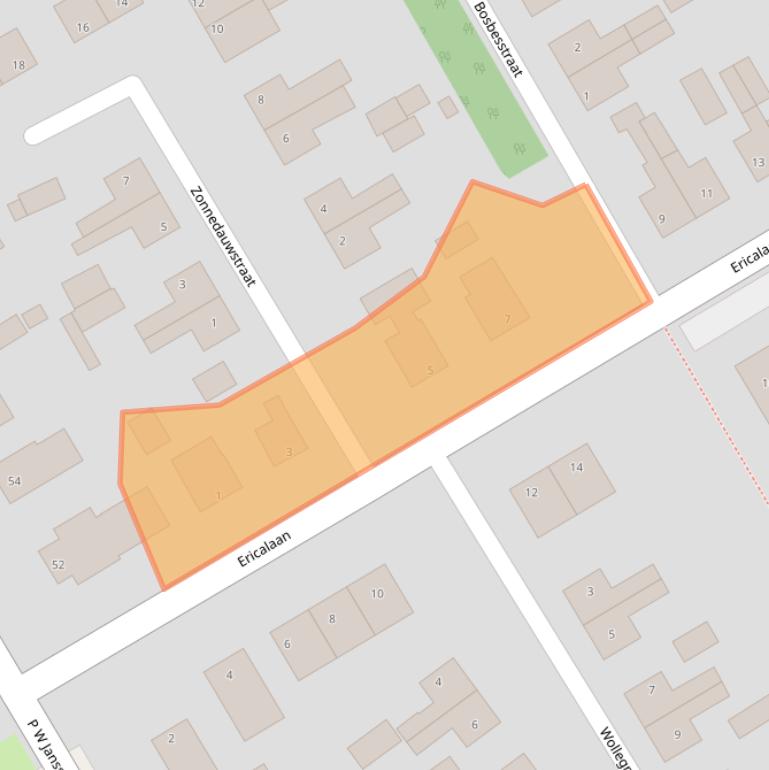 Kaart van postcodegebied 8411VC.