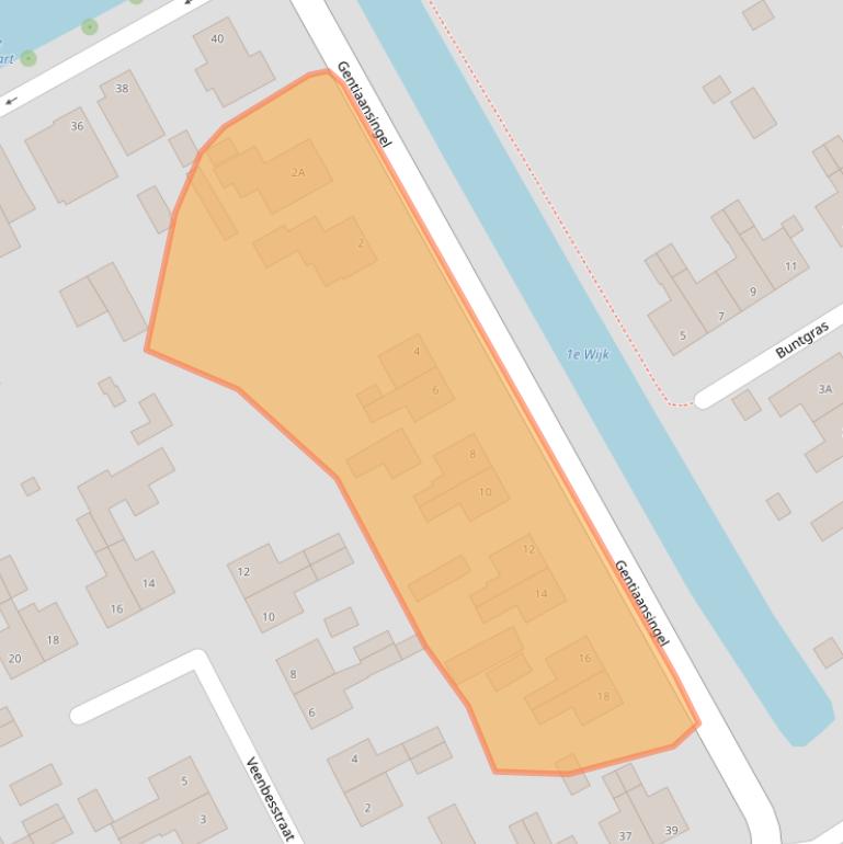 Kaart van postcodegebied 8411VM.