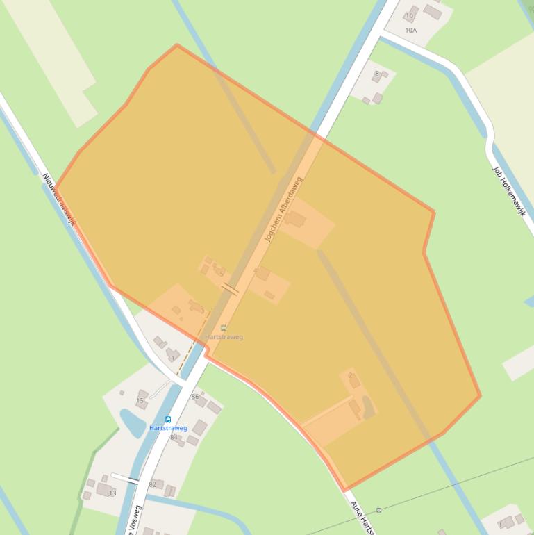 Kaart van postcodegebied 8411WC.