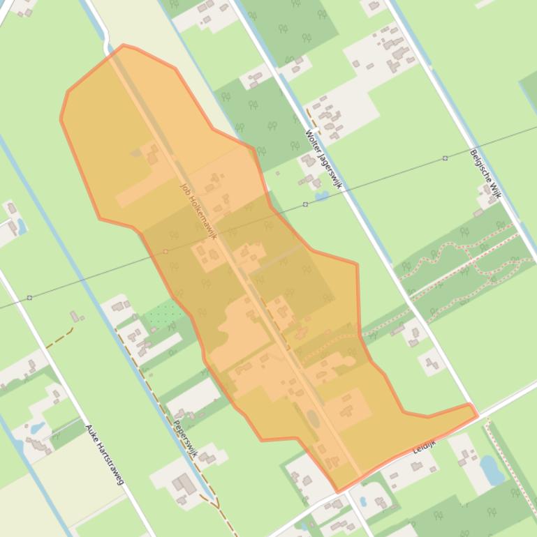 Kaart van postcodegebied 8411WK.