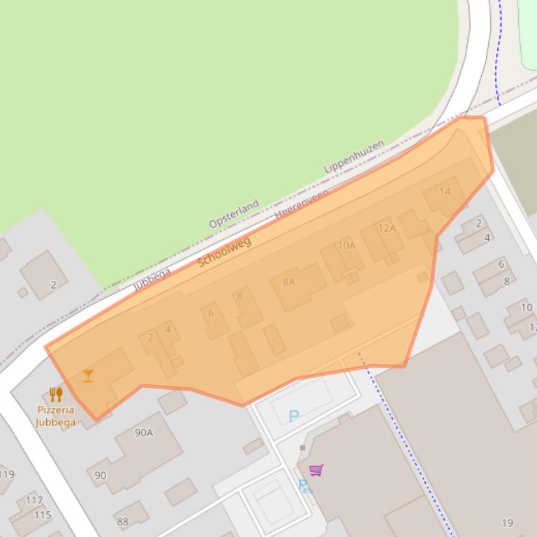 Kaart van postcodegebied 8411XK.