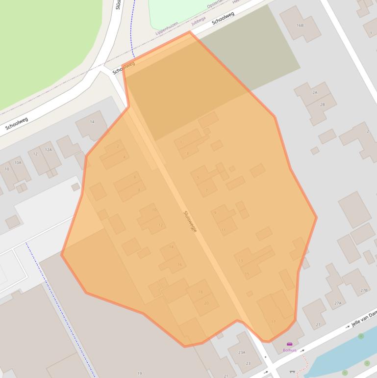 Kaart van postcodegebied 8411XM.