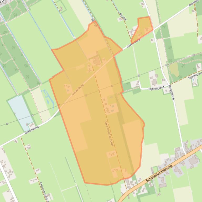 Kaart van postcodegebied 8412CG.