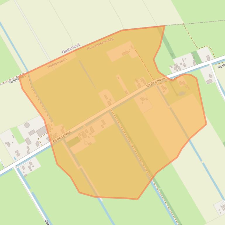 Kaart van postcodegebied 8412SH.