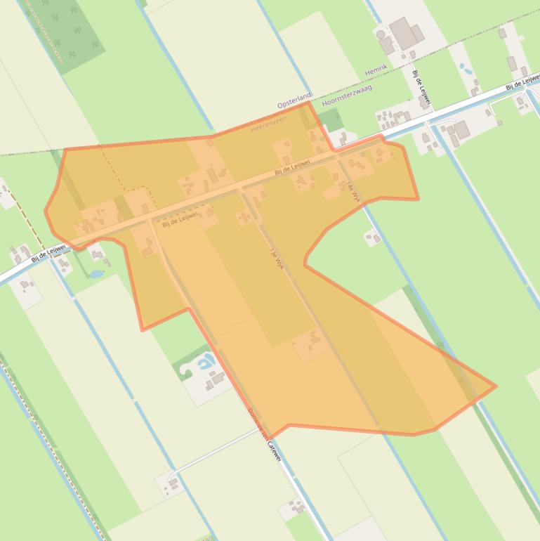 Kaart van postcodegebied 8412SJ.