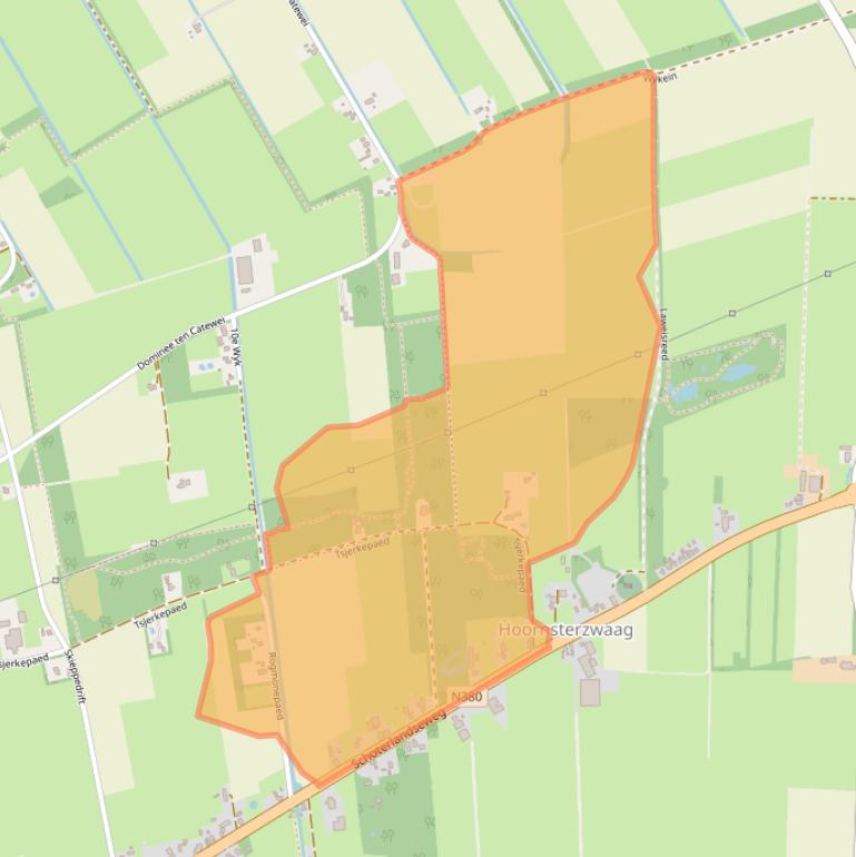 Kaart van postcodegebied 8412ST.