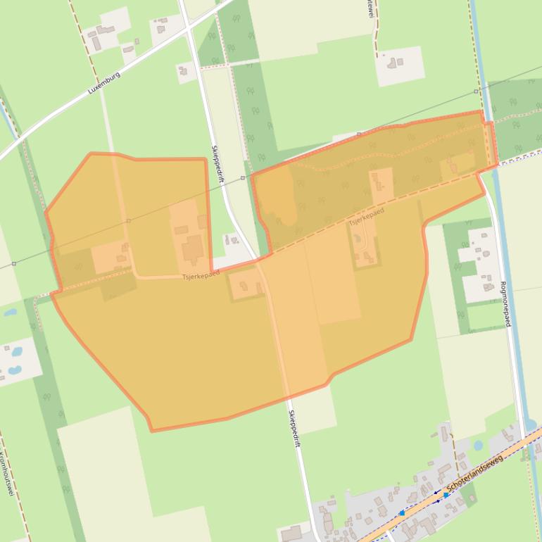 Kaart van postcodegebied 8412TG.