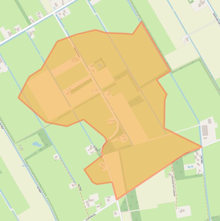 Kaart van postcodegebied 8412TJ.