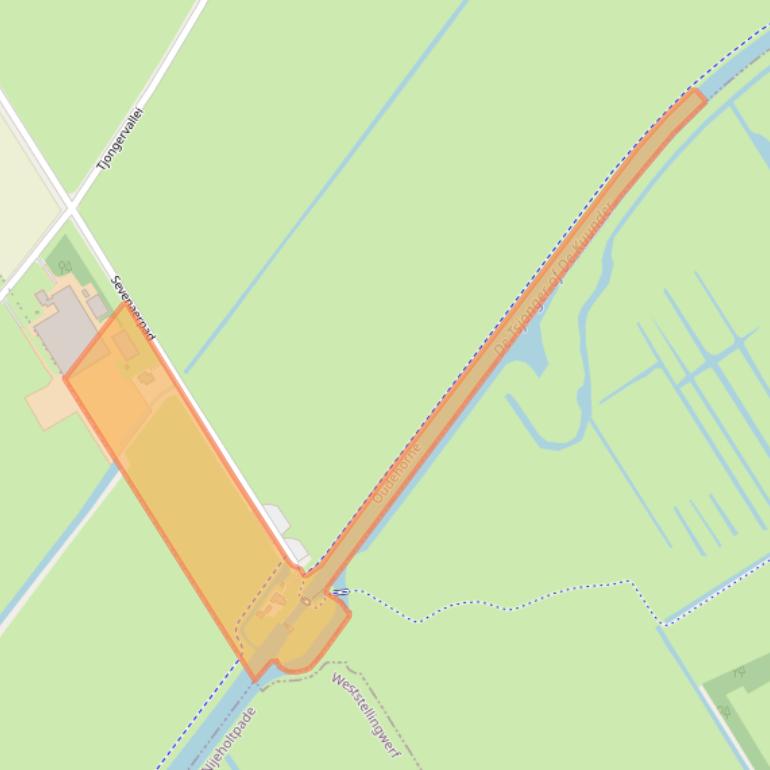 Kaart van postcodegebied 8413CV.