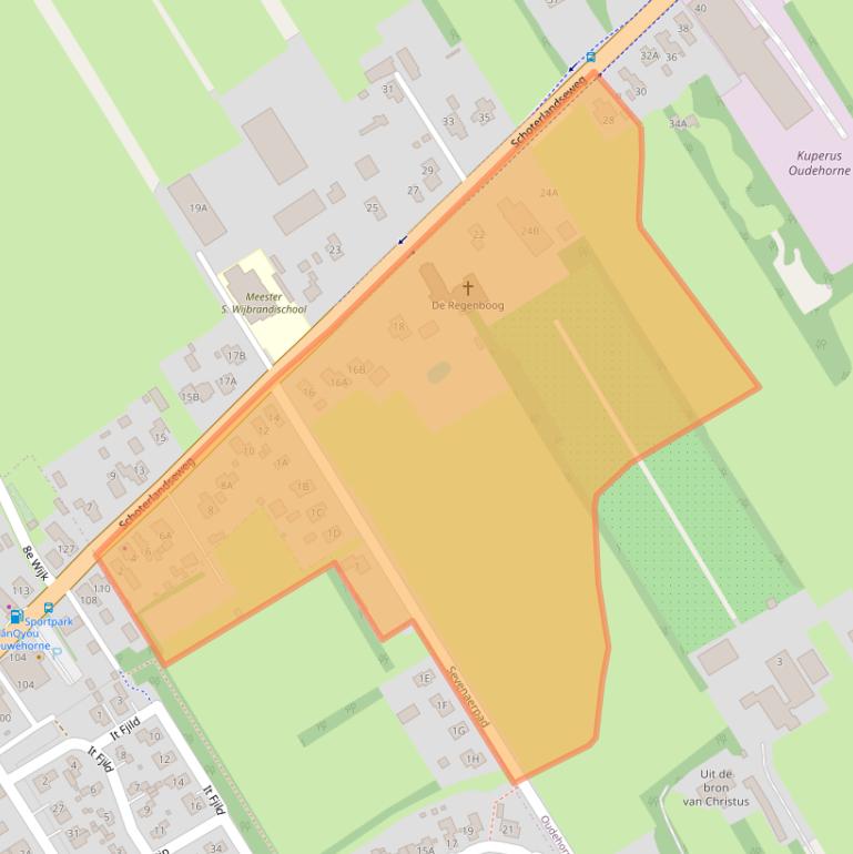 Kaart van postcodegebied 8413NA.