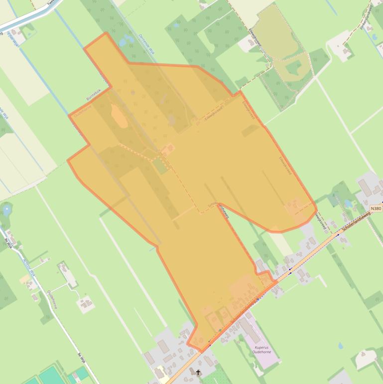 Kaart van postcodegebied 8413NL.