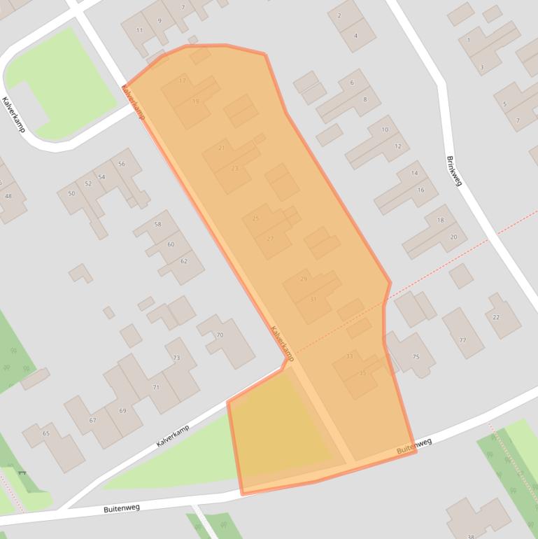 Kaart van postcodegebied 8414LG.