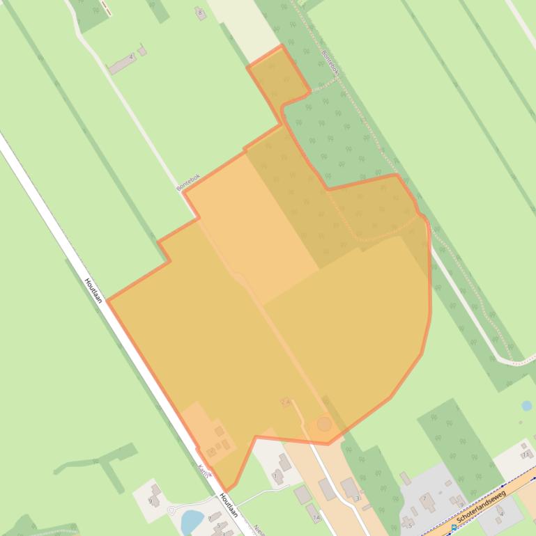 Kaart van postcodegebied 8414LS.