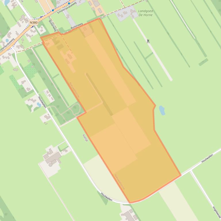 Kaart van postcodegebied 8414LT.