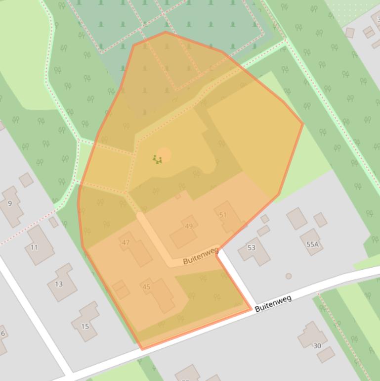 Kaart van postcodegebied 8414ME.