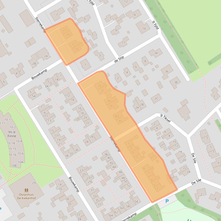 Kaart van postcodegebied 8414MG.