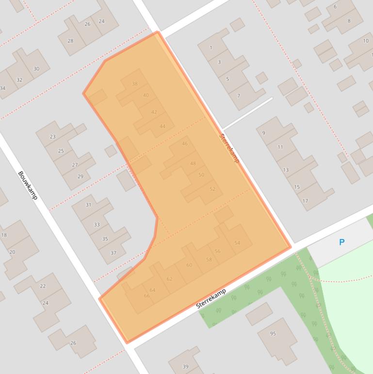 Kaart van postcodegebied 8414MH.