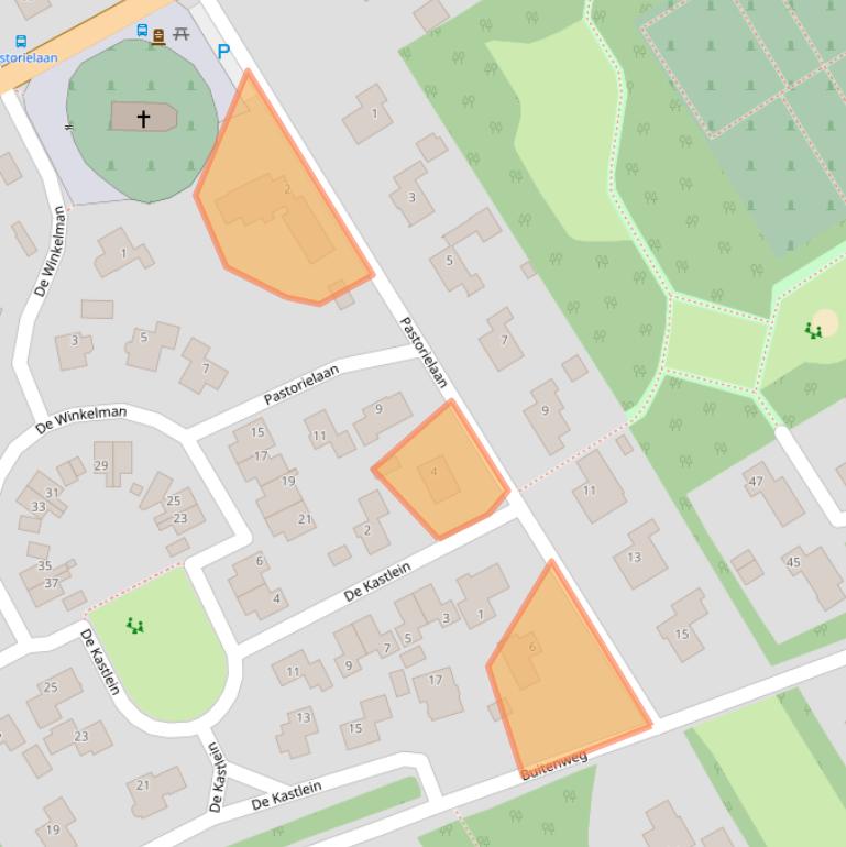 Kaart van postcodegebied 8414MN.