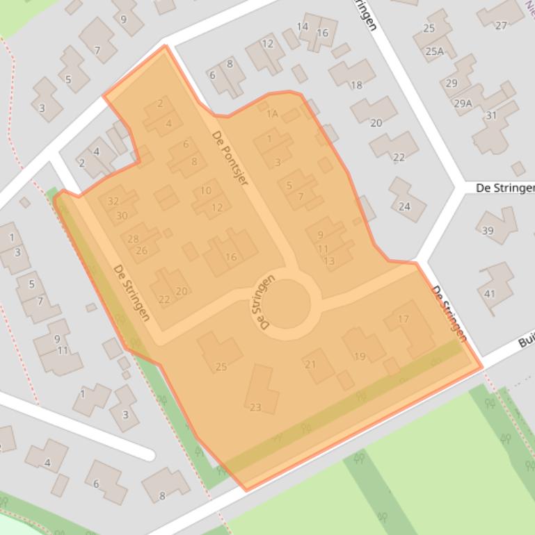 Kaart van postcodegebied 8414MP.