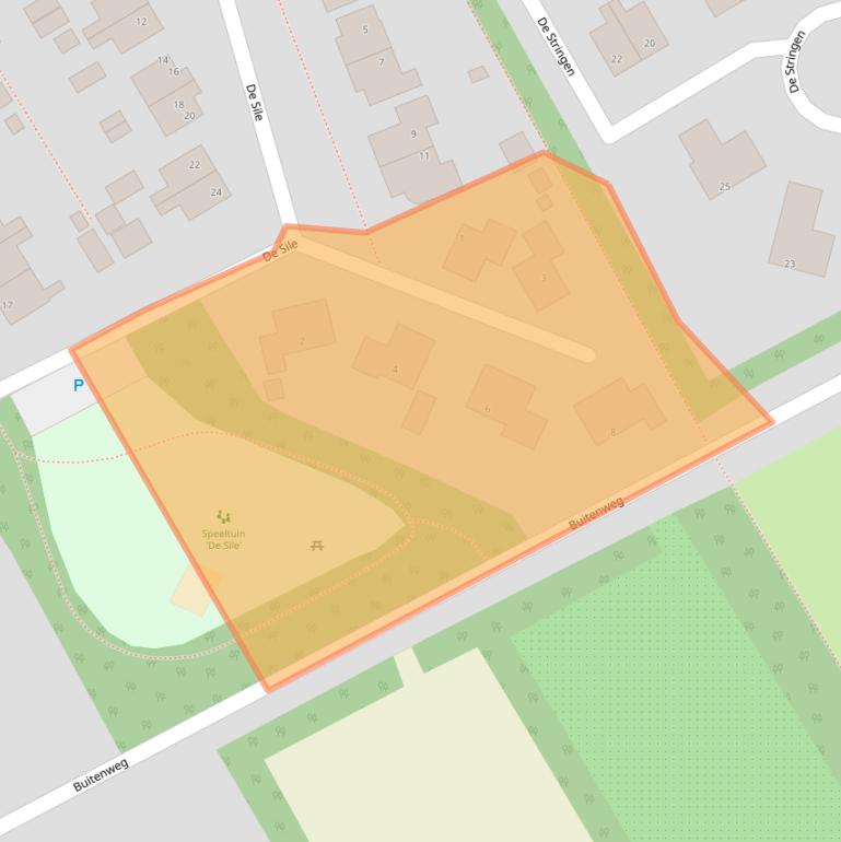 Kaart van postcodegebied 8414MR.