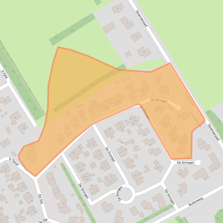 Kaart van postcodegebied 8414MS.