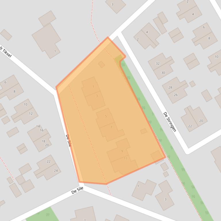 Kaart van postcodegebied 8414MX.