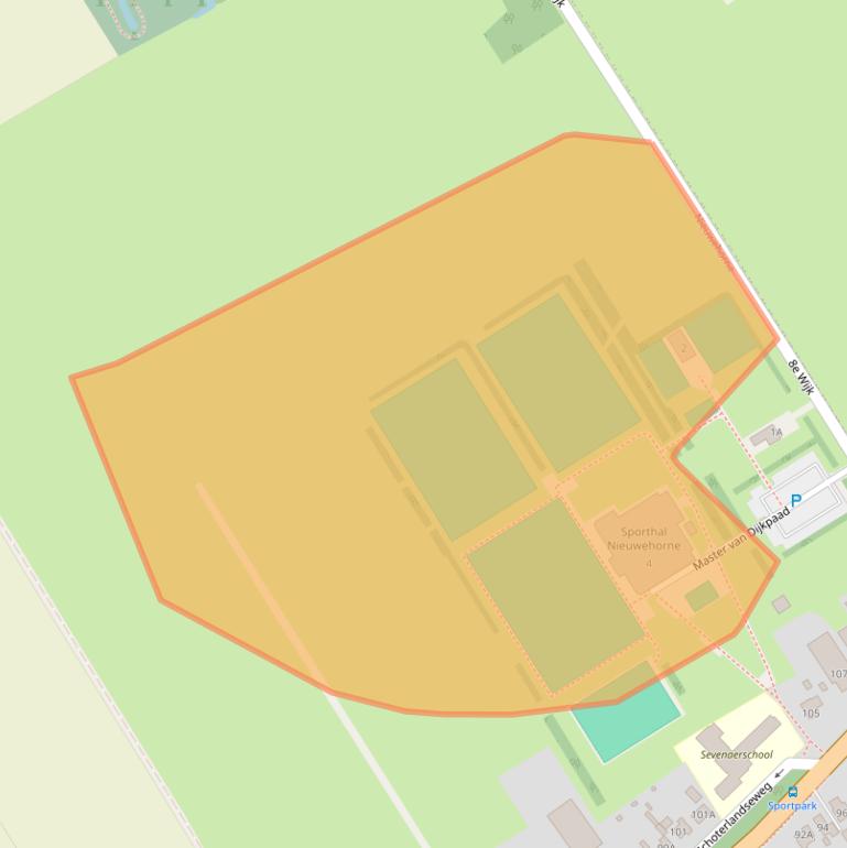 Kaart van postcodegebied 8414NB.