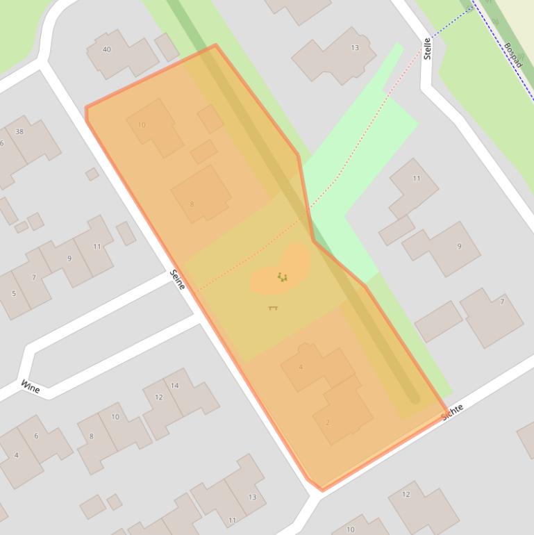 Kaart van postcodegebied 8414PC.