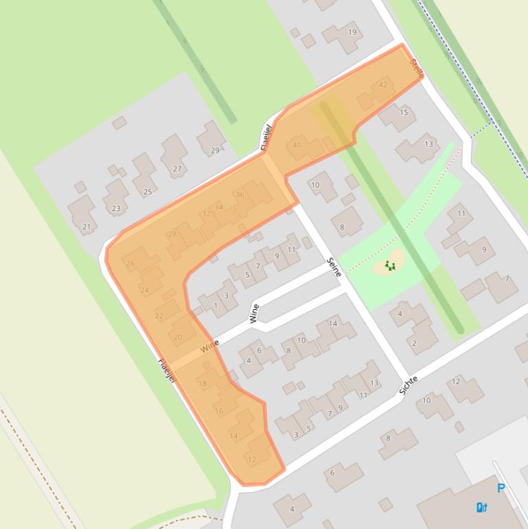 Kaart van postcodegebied 8414PE.