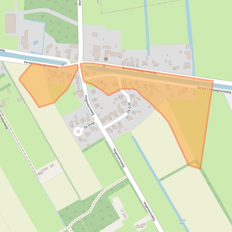 Kaart van postcodegebied 8415AC.