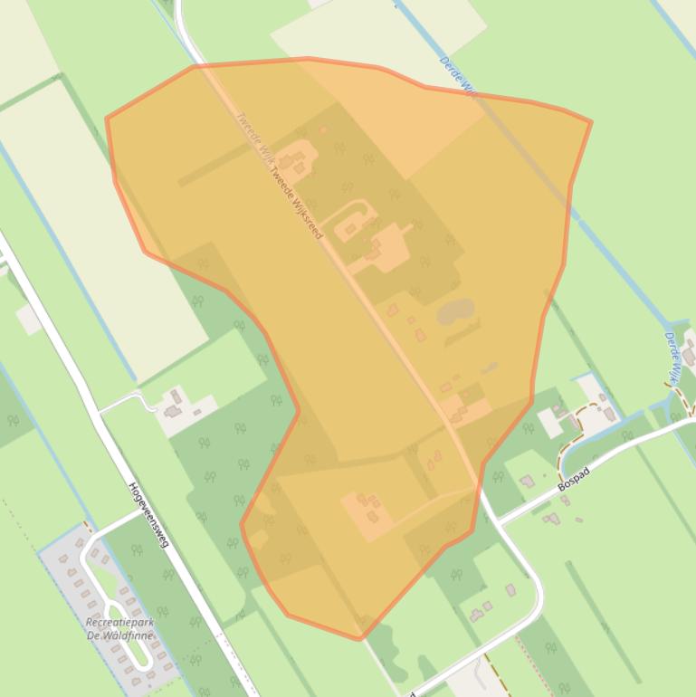 Kaart van postcodegebied 8415AG.