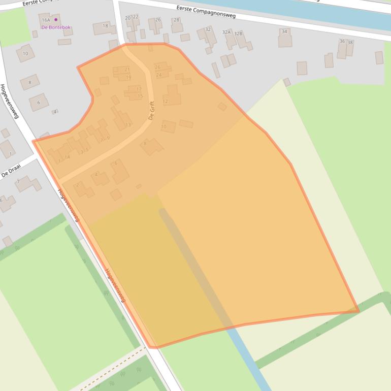 Kaart van postcodegebied 8415AP.