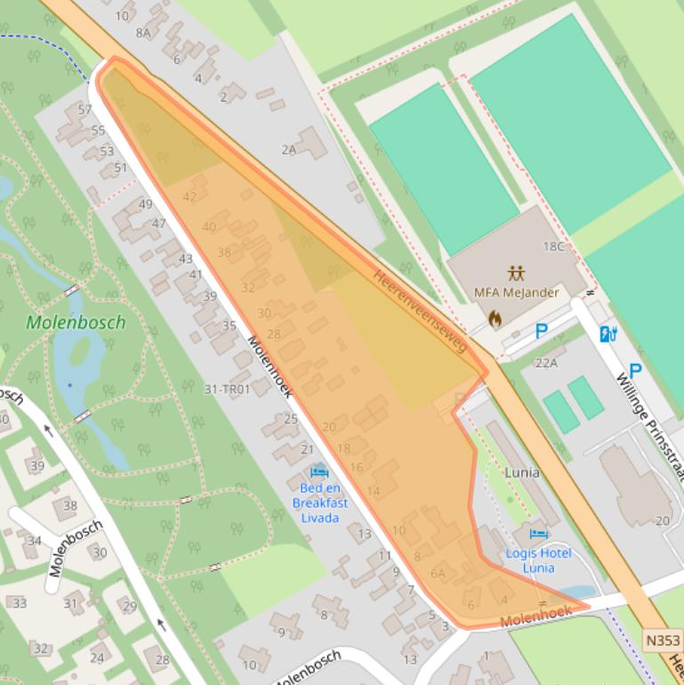 Kaart van postcodegebied 8421PH.