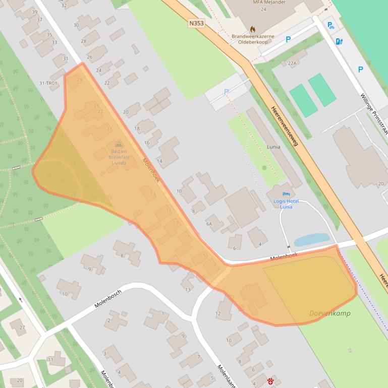 Kaart van postcodegebied 8421PK.