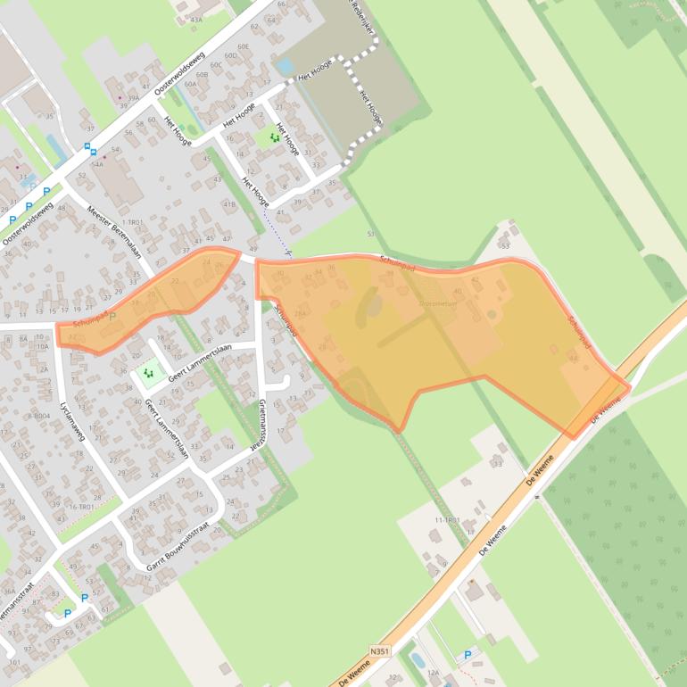 Kaart van postcodegebied 8421PX.