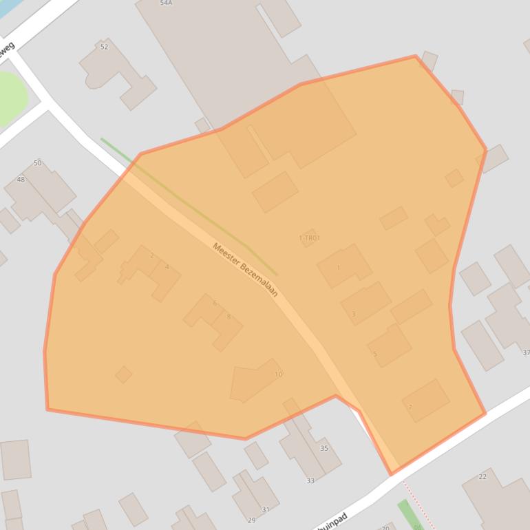 Kaart van postcodegebied 8421RA.