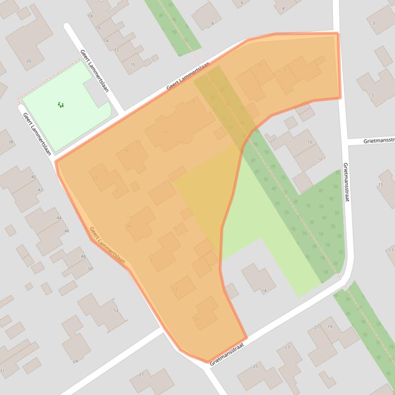 Kaart van postcodegebied 8421RV.