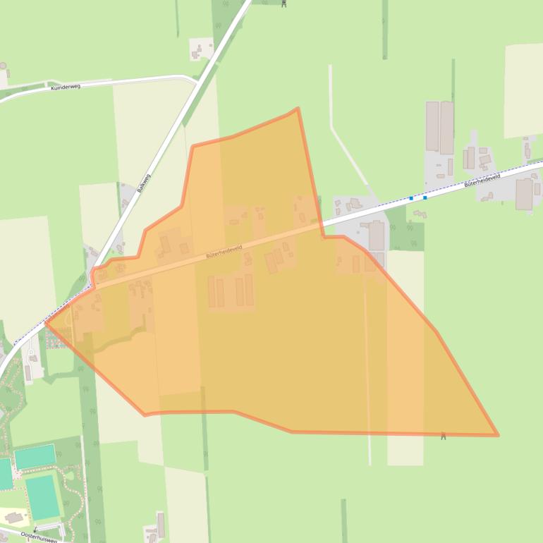 Kaart van postcodegebied 8423TA.