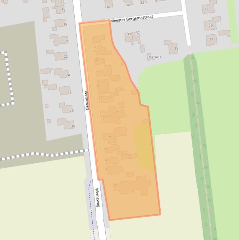 Kaart van postcodegebied 8423TL.