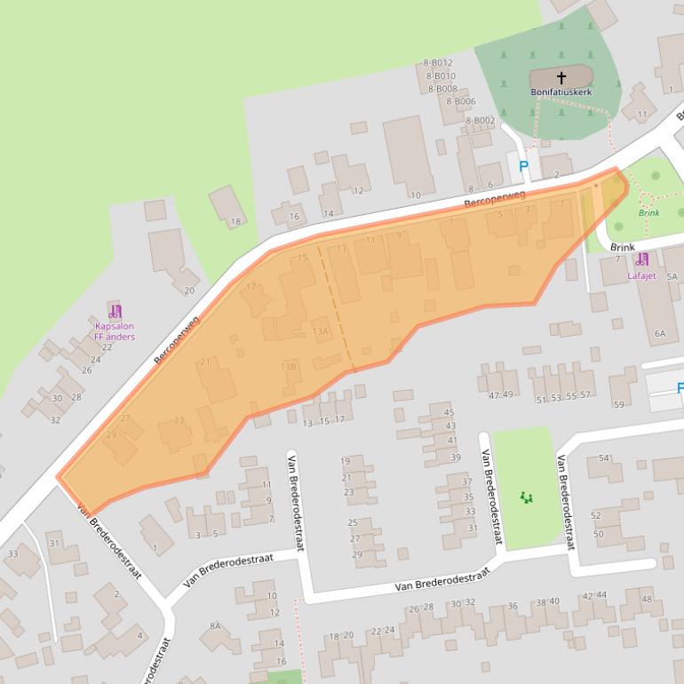 Kaart van postcodegebied 8423TN.