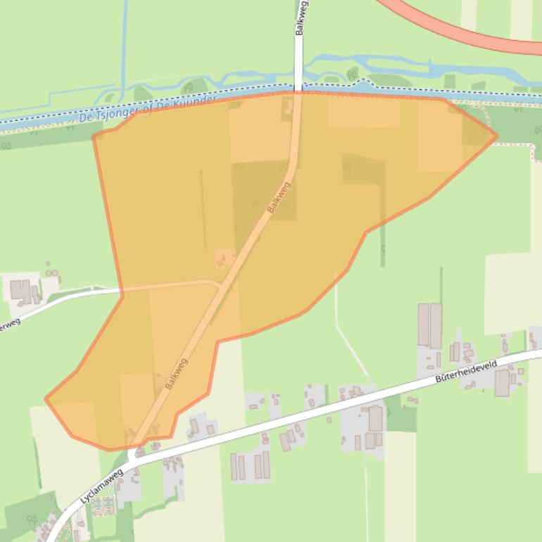 Kaart van postcodegebied 8423VA.