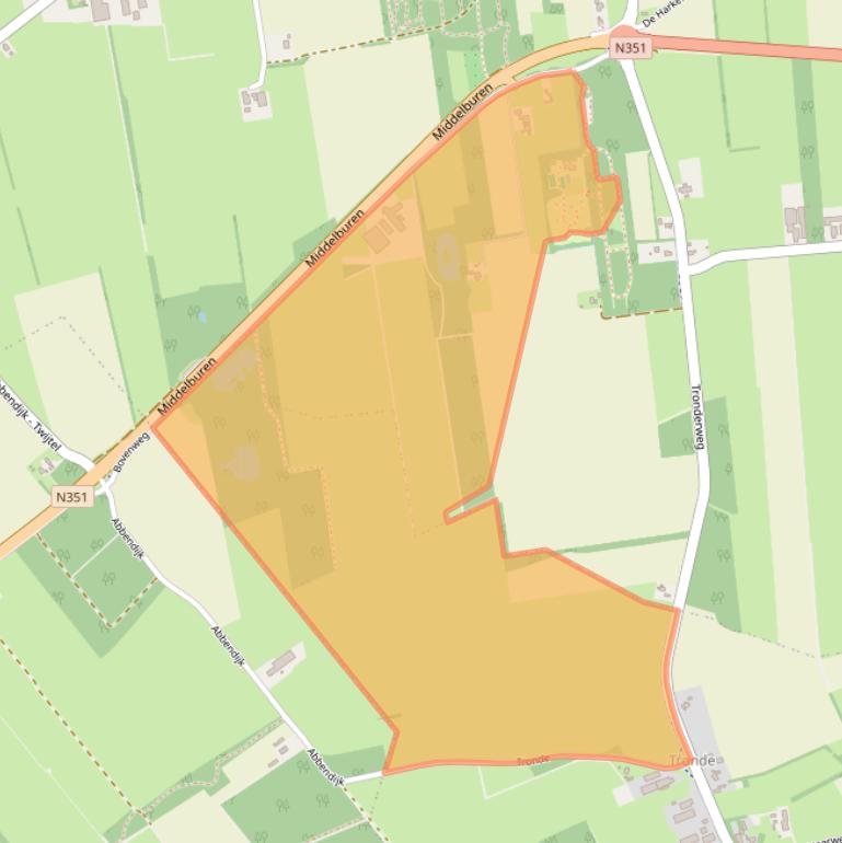 Kaart van postcodegebied 8423VE.