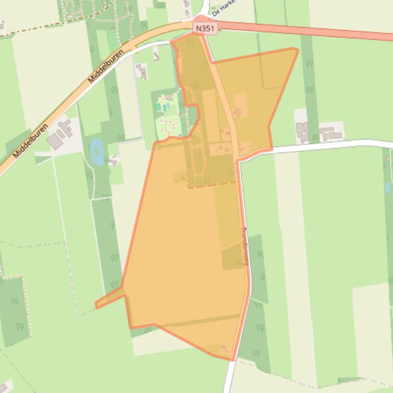 Kaart van postcodegebied 8423VG.