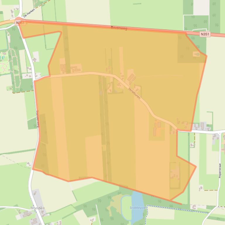 Kaart van postcodegebied 8423VH.