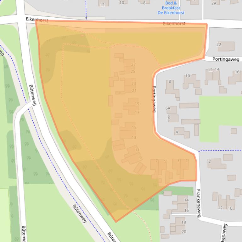 Kaart van postcodegebied 8424PD.