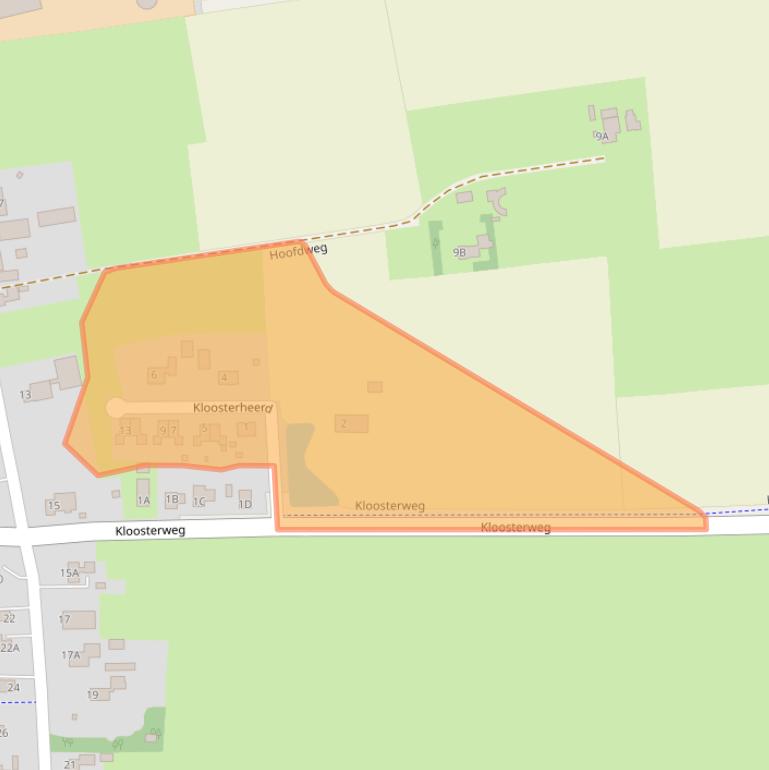 Kaart van postcodegebied 8424SG.