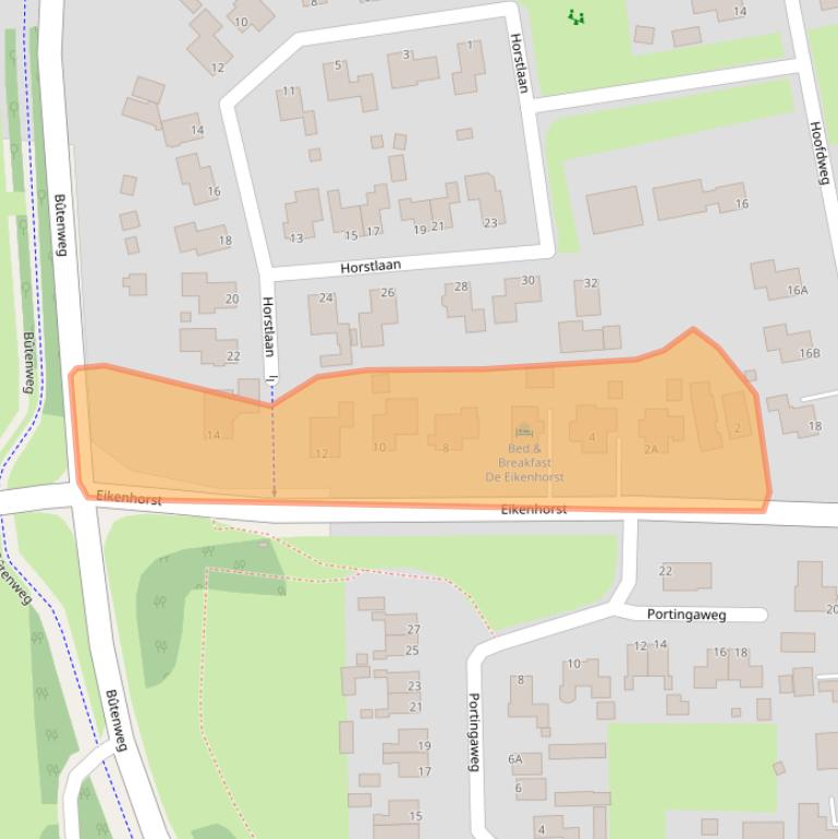 Kaart van postcodegebied 8424ST.